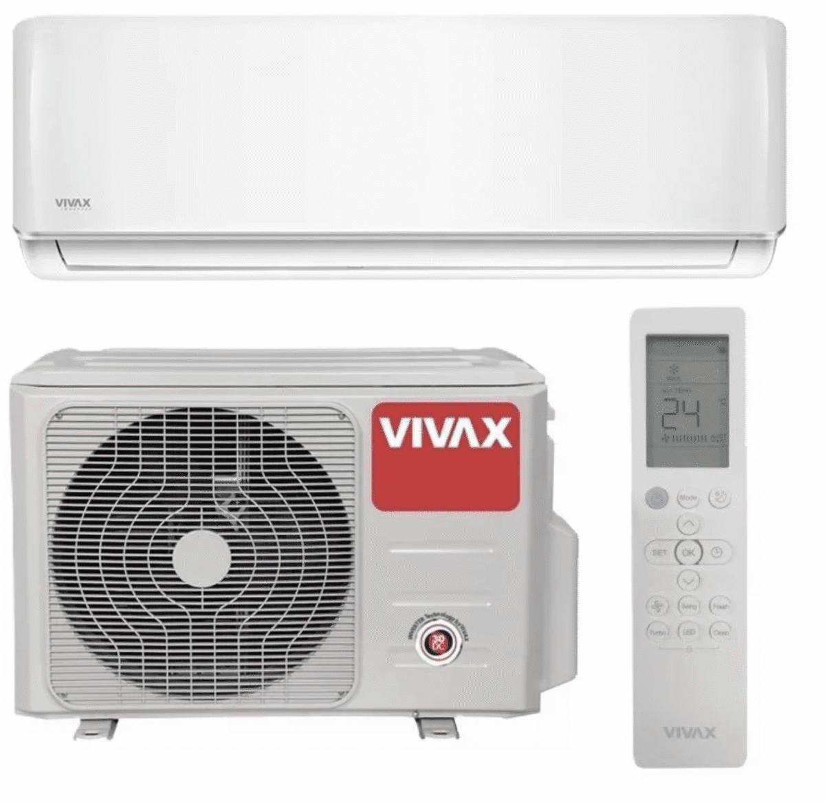 Vivax klíma monosplit szett fehér